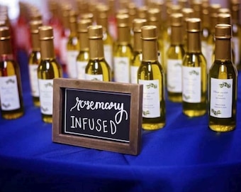 ¡Aceites de oliva infusionados! Recuerdos de boda, uso personal, ¡anímate a probar algo nuevo! Etiquetas personalizables y múltiples sabores.