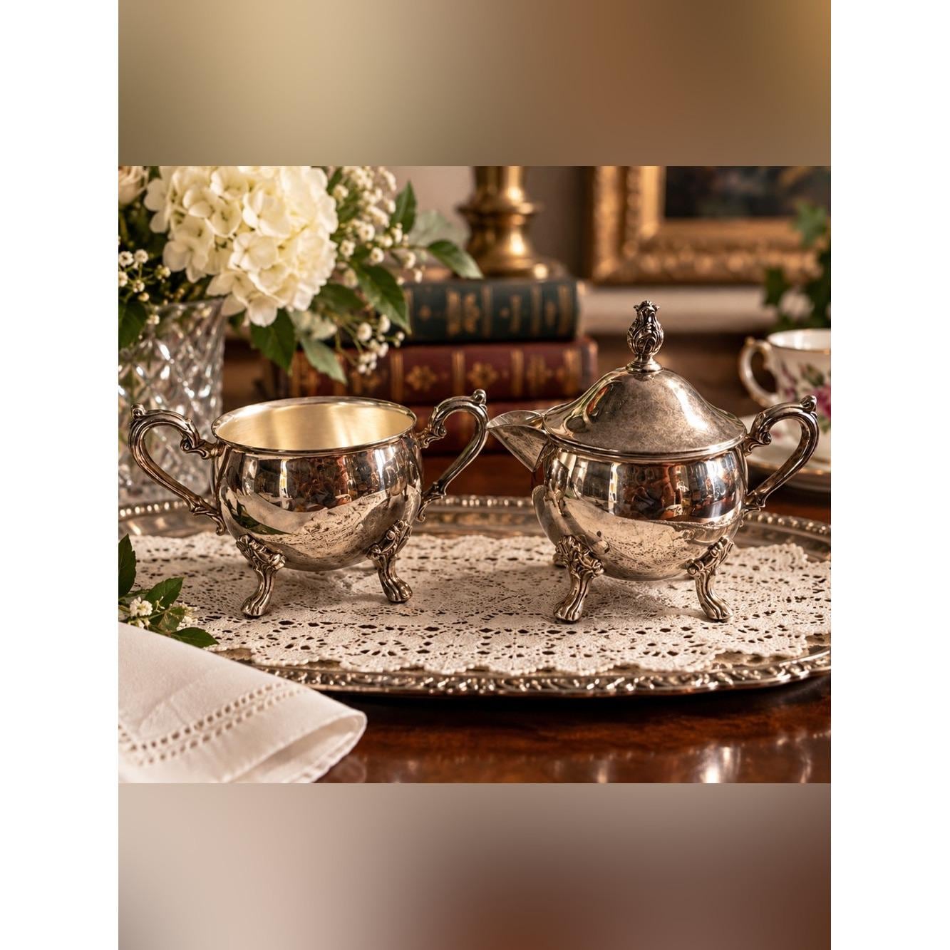 Sheridan Silver Plated Tea Set - Etsy