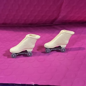 Vintage Barbie Schuhe ~ Für Rink & Court Pak ~ Weiße Japan Rollschuhe