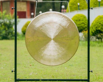 Handmade Bronze Sound Healing Gong - Nepal - For Meditation, Yoga, Reiki