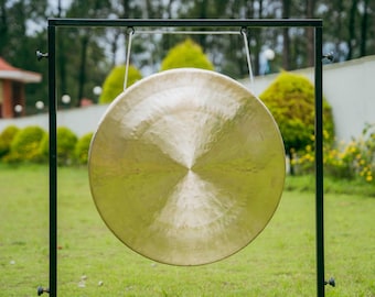 Handmade Bronze Sound Healing Gong - Nepal - For Meditation, Yoga, Reiki