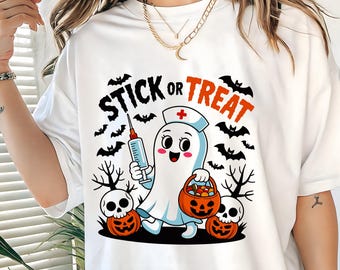 Halloween Nurse png svg eps pdf dxf | Cute Nurse Pumpkin Candy Design | Spooky Healthcare Clipart | Halloween RN Shirt Digital Download