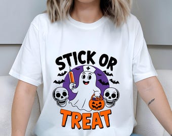 Halloween Nurse png svg eps pdf dxf | Cute Nurse Pumpkin Candy Design | Spooky Healthcare Clipart | Halloween RN Shirt Digital Download