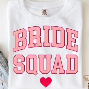 Bride Squad PNG | Bridal Party PNG Design | Bachelorette Party Shirt PNG | Wedding Squad Digital Download | Pink Wedding | girls trip shirt