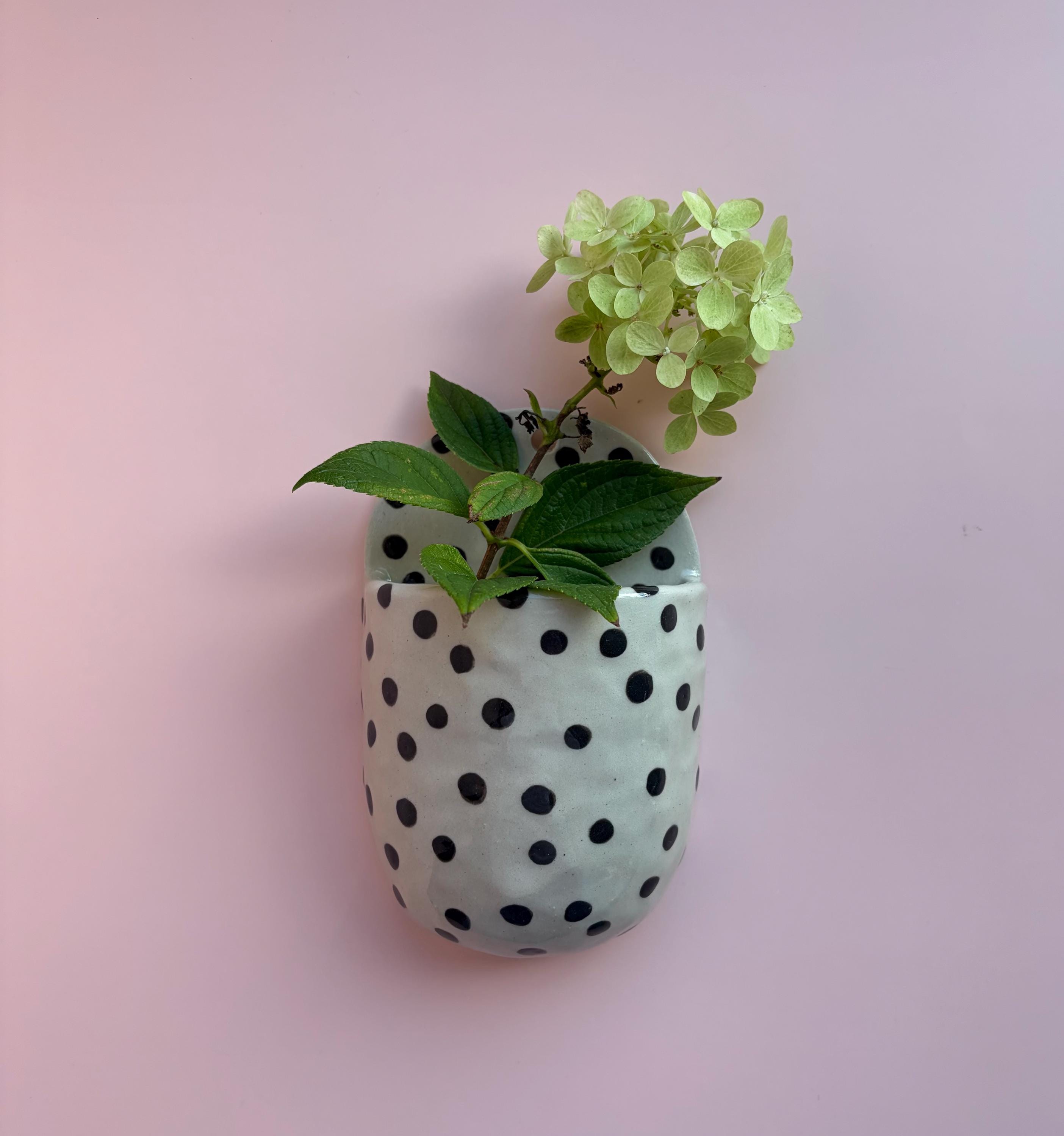 Wandvase aus keramik