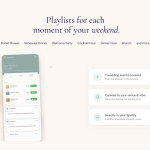 Hochzeitswochenende Event Musik Playlists