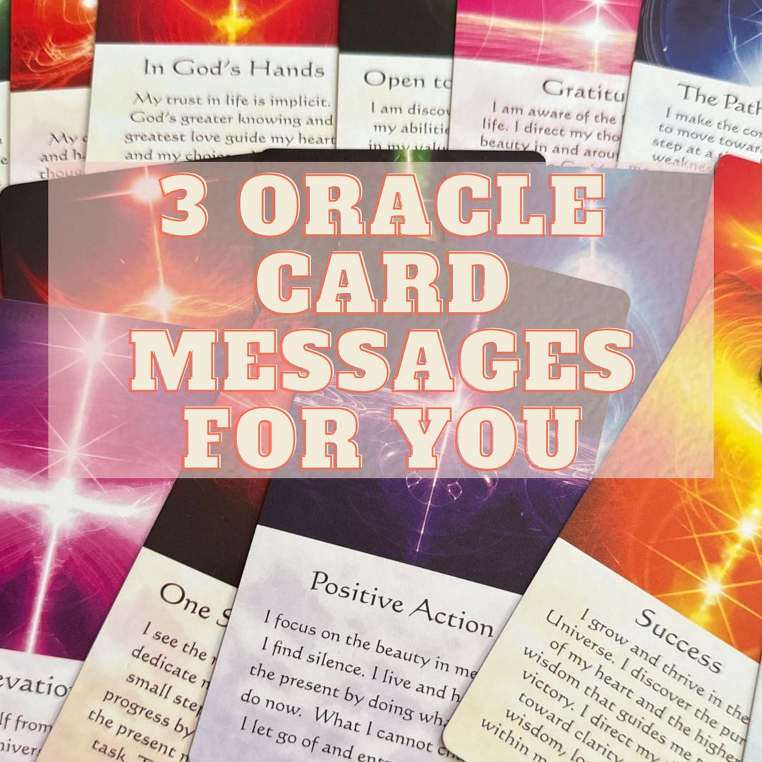 3 Messages From Oracle Cards and Different Oracle Decks What Topic You ...