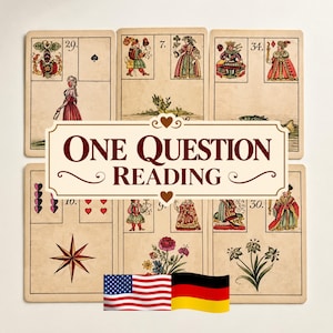 One Question Lenormand Tarot Reading | accurate and detailed | Same day