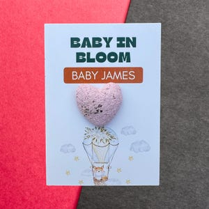Custom Baby Shower Seed Packets Favors, Wildflower Seed Favors, Wildflower Baby Shower Favors, Baby In Bloom Favors