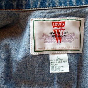 Vintage Levi Strauss & CO Denim Vest US 10-12 image 5