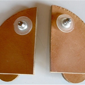 Fun, Whimsical, Lightweight Leather Earrings image 2