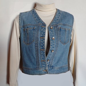 Vintage Levi Strauss & CO Denim Vest US 10-12 image 1