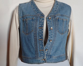 Vintage Levi Strauss & CO Denim Vest US 10-12