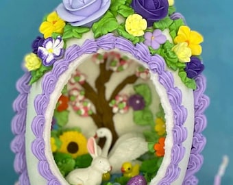 EXTRA- Large Panoramic Sugar Egg. Free Delivery