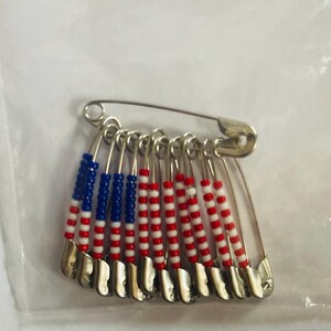 American Flag pin, Red/white/Blue pin, Love pin, USA pin,