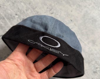 Oakley Software Men's Vintage 90s' Y2k Beanie Hat Rare Logo One