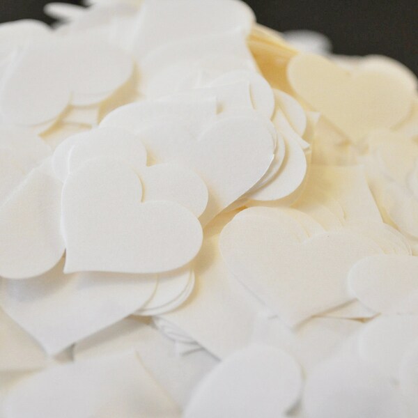 Eco Friendly - Dissolving Heart Confetti - 1,000 pieces