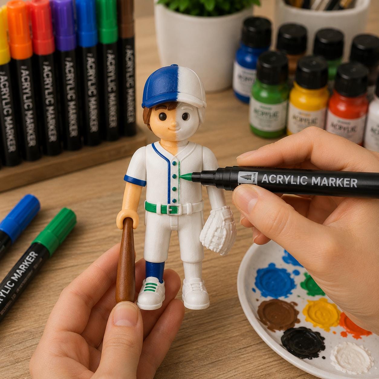 Stl File Sports Baseball STL File for 3D Printing.baseball Player STL File.baseball Toy ...