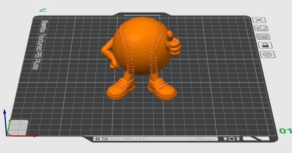 Stl File Sports Baseball STL File for 3D Printing | Best Selling Baseball Desk Decor ...