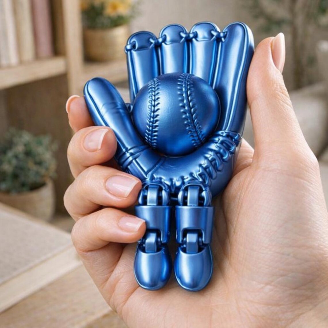 Flexi Baseball Fidget Toy Stl.articulated Desk Toy.print in Place 3D ...