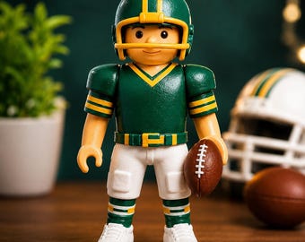 Football STL File for 3D Printing.American Football Player STL.Football Toy STL.Football 3D Print.Cute Sports Toy.Rugby Stl.Football 3D file