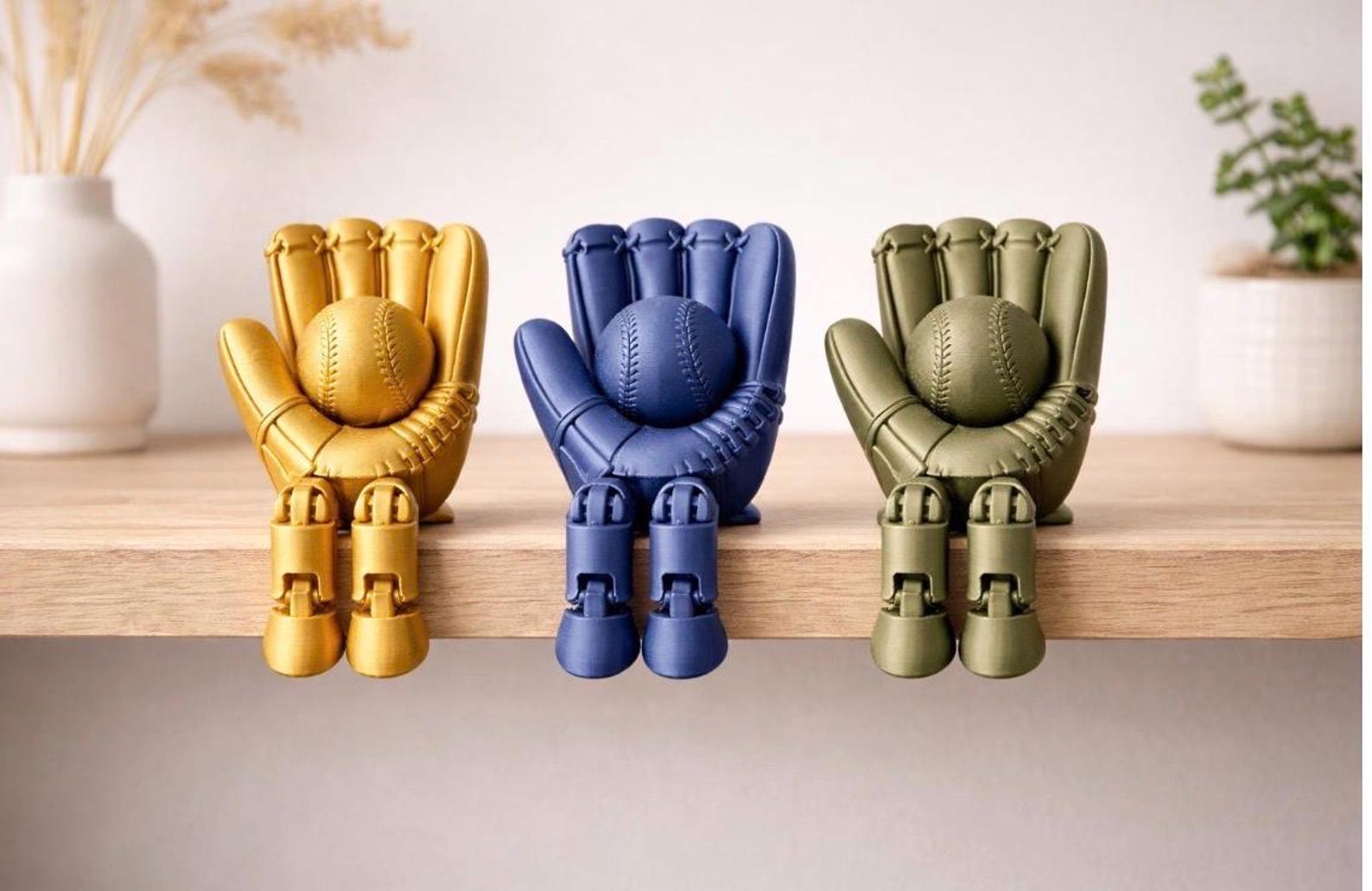 Flexi Baseball Fidget Toy Stl.articulated Desk Toy.print in Place 3D ...