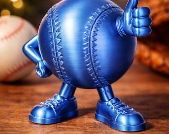 Baseball STL File for 3D Printing | Best Selling Baseball Desk Decor | Unique Sports Gift | Baseball Fan Decor STL| Gift Baseball.