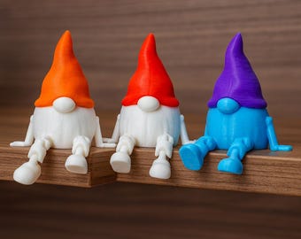 Beweglicher Weihnachtsbaum (STL-Datei) • 3D-druckbarer beweglicher Weihnachtswichtel – Skalierbare STL-Datei | Deko-Objekt | Niedliche Weihnachtsdekoration.
