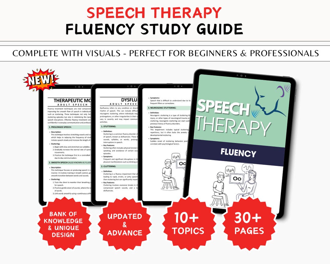 Design Fluency Task Download Fluency SLP Pack, Fluency Disorders, Articulation Techniques, 30+ Pages ...