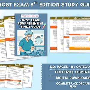CRCST-examensstudieguide, 9:e upplagan SPD-granskning (digital nedladdning)