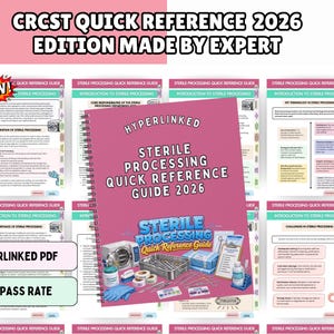 滅菌処理学習ガイド、CRCST & CBSPD 技術ノート、第 9 版 SPD レビュー、外科器具試験対策 2026