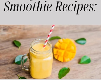8 Proteinreiche Smoothie-Rezepte | Digitale Smoothie Anleitung | Lecker + Einfach