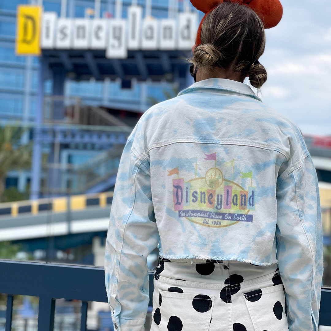 GRANDCANYON×Disney DUMBO STUDIUM JACKET Walt Disney Imagineering WDI D23 Epcot Center Retro Satin