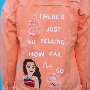 Moana Repurposed Denim Jacket - Disney