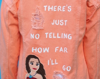 Moana Repurposed Denim Jacket - Disney