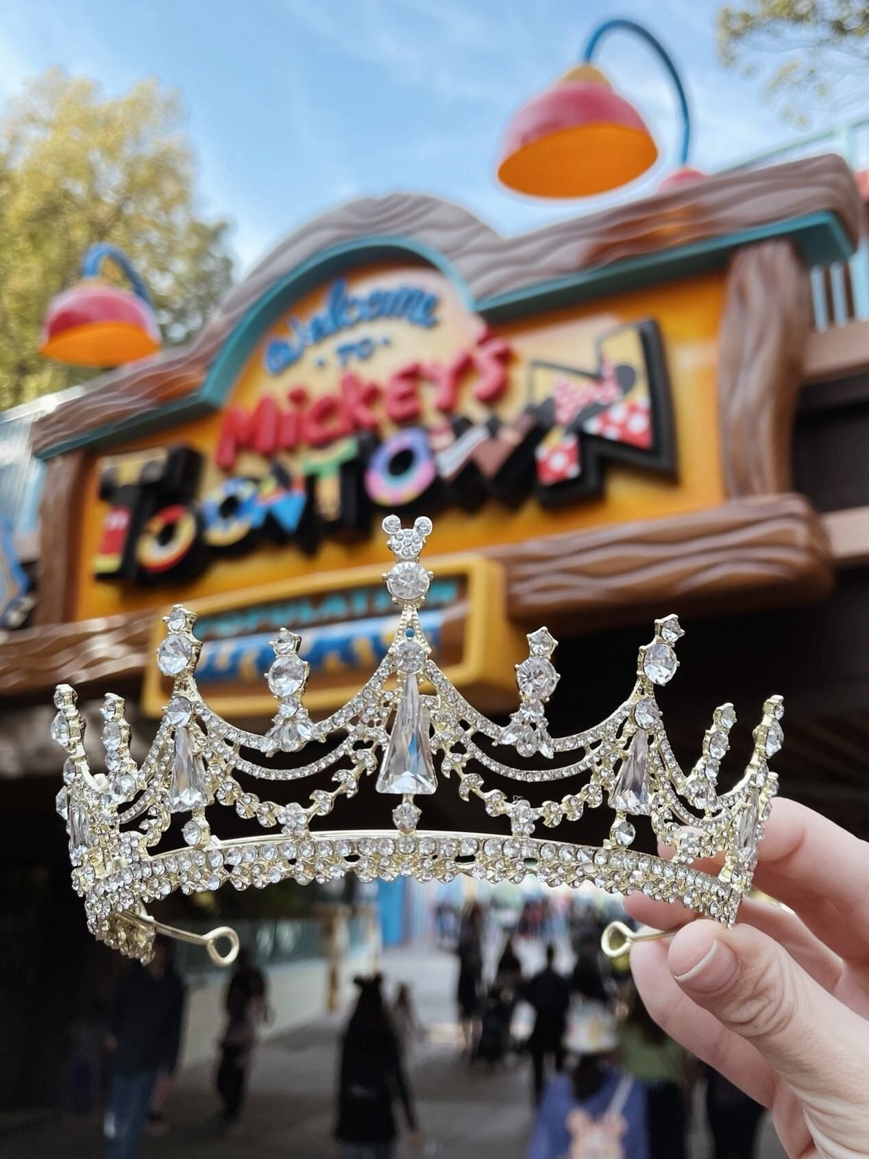 Classic Mickey Mouse Ear Tiara - Rose Gold Rose Gold Mickey Ears – MinnieCastle main image 4