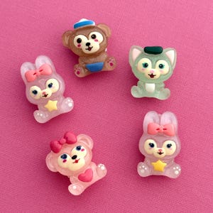 Duffy & Friends Glitter Hair Swirls - Set of 5