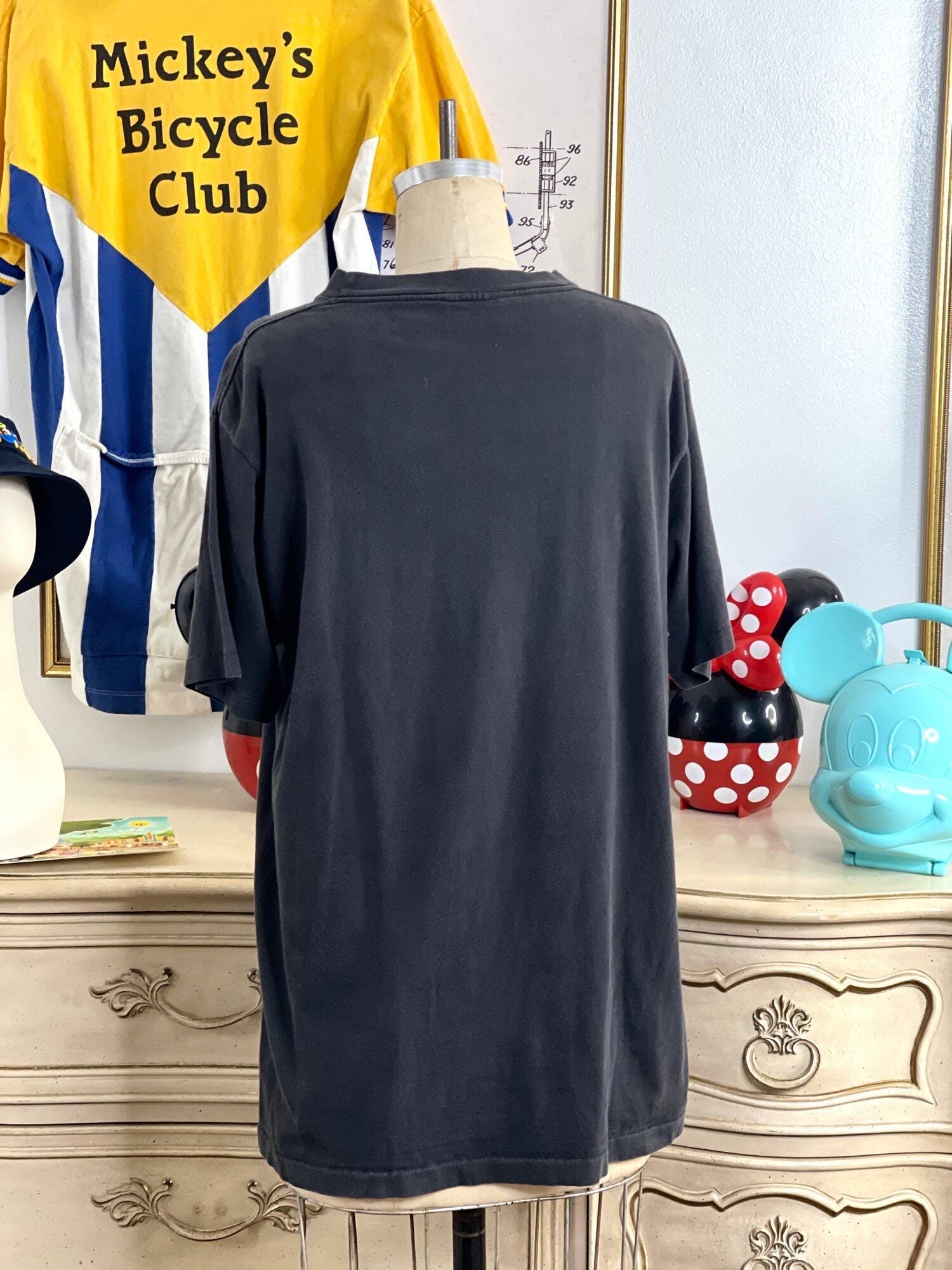 本物のディズニーヴィンテージミッキーマウスブラックオーバーサイズT