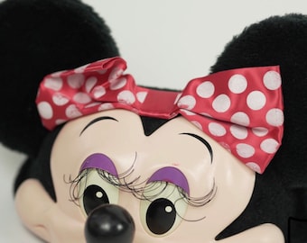 Vintage 1990'S MINNIE MOUSE PLUSH Snap Back Hat