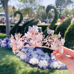 Le diadème de Giselle - Disney - Enchanté - Or rose