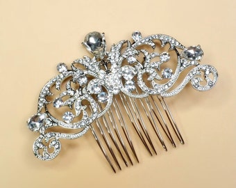 Aschenputtels Wagen Micky Maus Ohr Strass Haarkamm - Disney - Silber