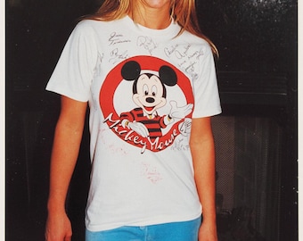 Authentic Disney Vintage 1990's Mickey Mouse Club Oversized T-Shirt (M-XL)
