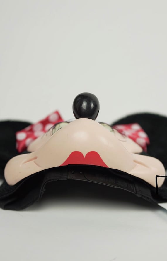 Vintage 1990'S MINNIE MOUSE PLUSH Snap Back Hat - Gem