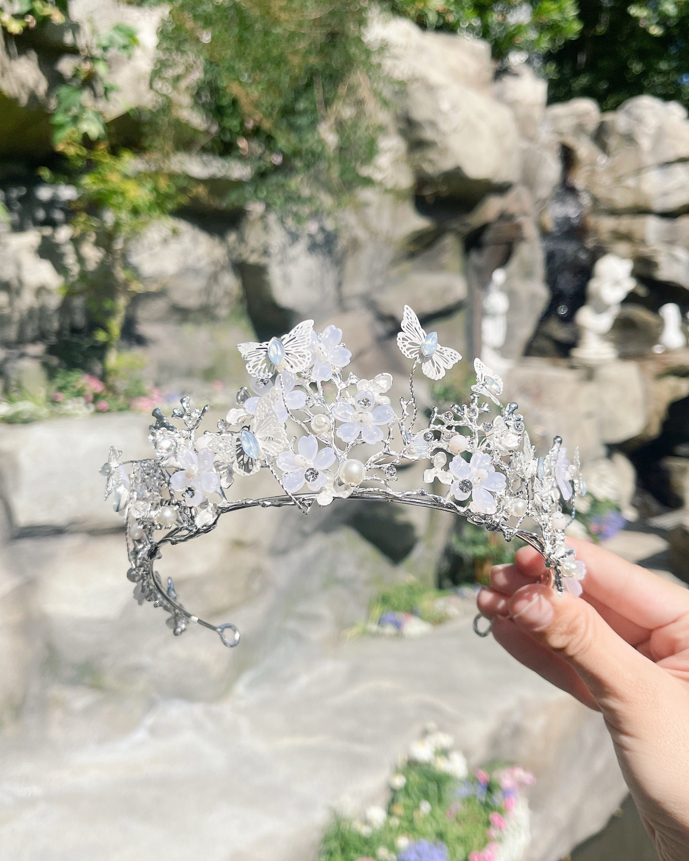 ジゼル ティアラ - ディズニー - 魔法にかけられて - シルバー - Etsy 日本