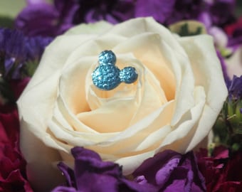 Mickey Mouse Ear Floral Bouquet Pin for Flowers or Cake - Disney Wedding