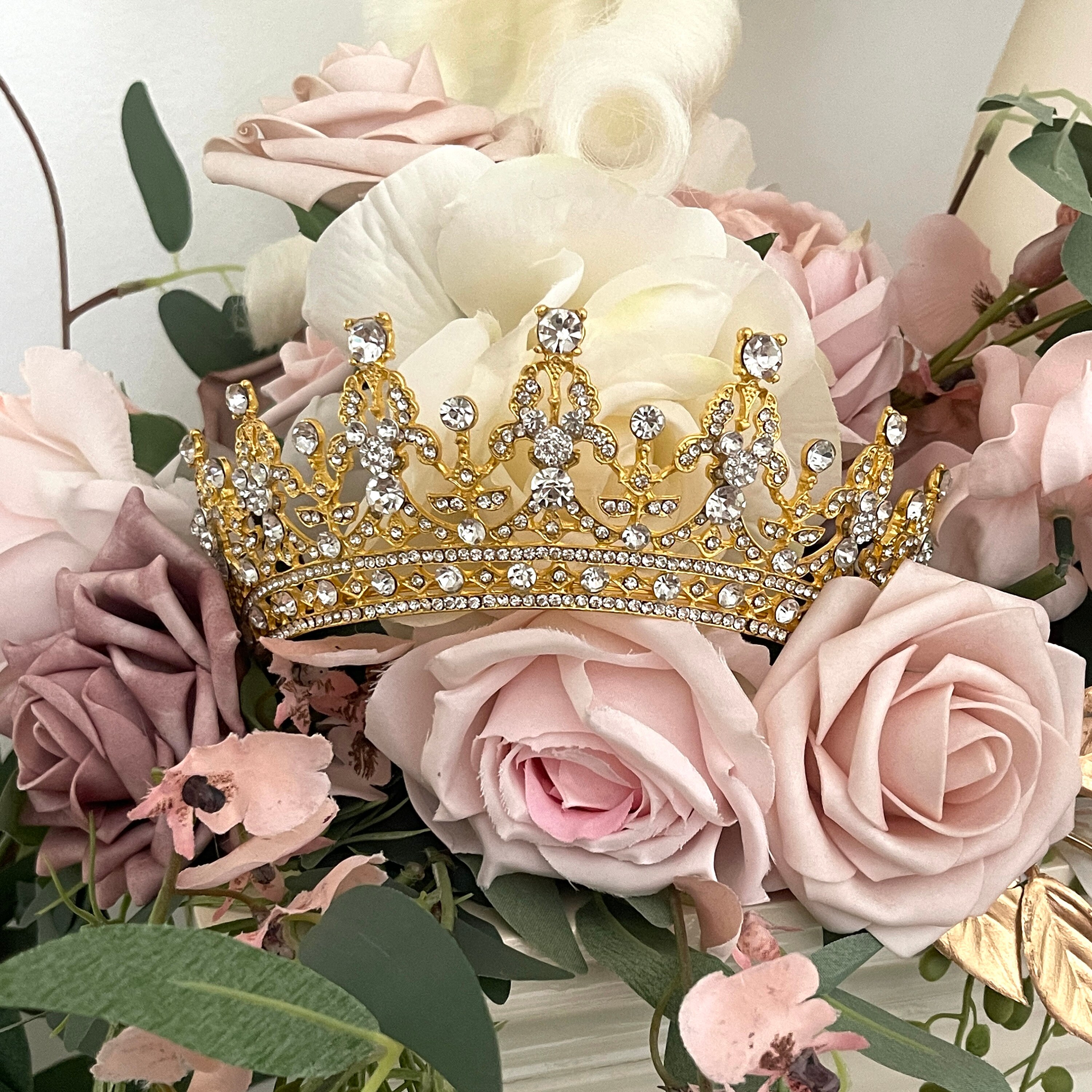 The Golden Grand Mickey Mouse Ear Tiara - Etsy display picture 2