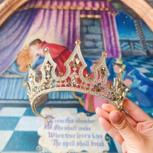 The Briar Rose Tiara - Disney- Sleeping Beauty - Gold