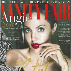 Vanity Fair Magazine Angelina Jolie Cover The Style Issue LA Boheme Scott Kelly Calvin Klein Achteruitgave Beauty and Fashion Research