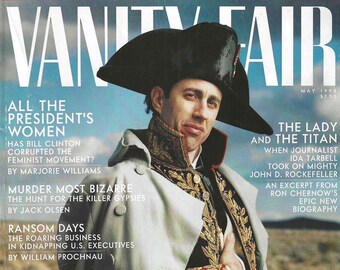 VANITY FAIR Magazine May 1998  Back Issue  Cover Jerry Seinfeld  President Clinton  Ida Tarbell  Paris Sizzles  Bonnard Beauty & Fashion Ads