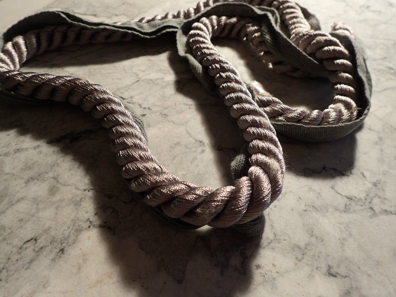 Download Designer Decorative Silver Gray Rope Trim Silk Cording with | Etsy